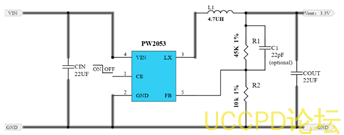 f_a23b69b25da49872770b12a1e8674491.png 3.3V转1.8V极高效率降压芯片