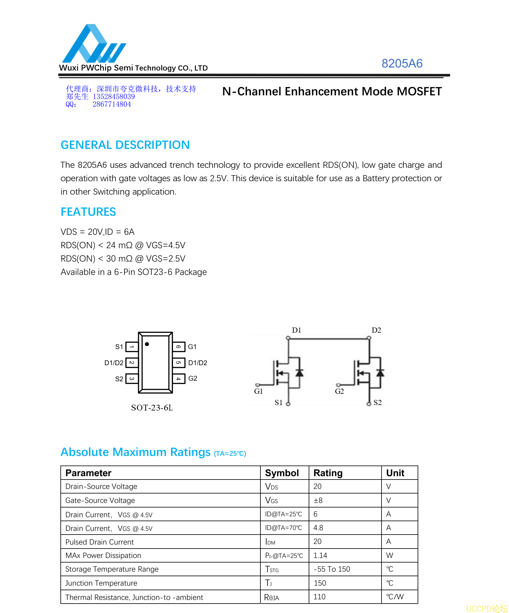f_adf071fbc2bceff12c9fa65778687a15.png 供应PW8205A6S芯片,原装现货,技术支援
