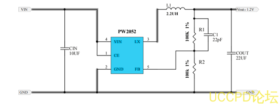 f_8b3302445e588a7938e5919b51c6a707.png 代理PW2052芯片,高频同步DC-DC降压调节器