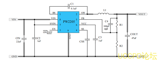 f_9410f72052a63c6aca64e2215c9bf061.png 24V转3.3V芯片,同步降压DC-DC转换器5A输出电流