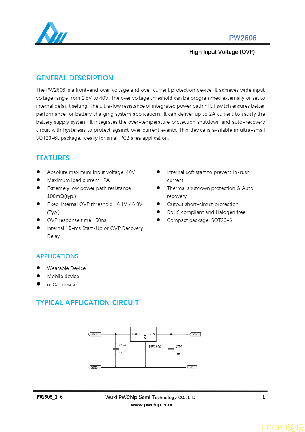 f_312415f4295ece7a373fe480fb995505.png 过压保护芯片,高输入电压(OVP)