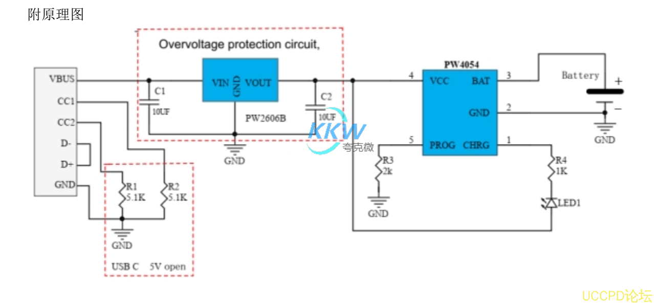 f_bba91097d564183192dc05ed7fb45851.png USB 输入带有保护功能的充电管理电路板 7号