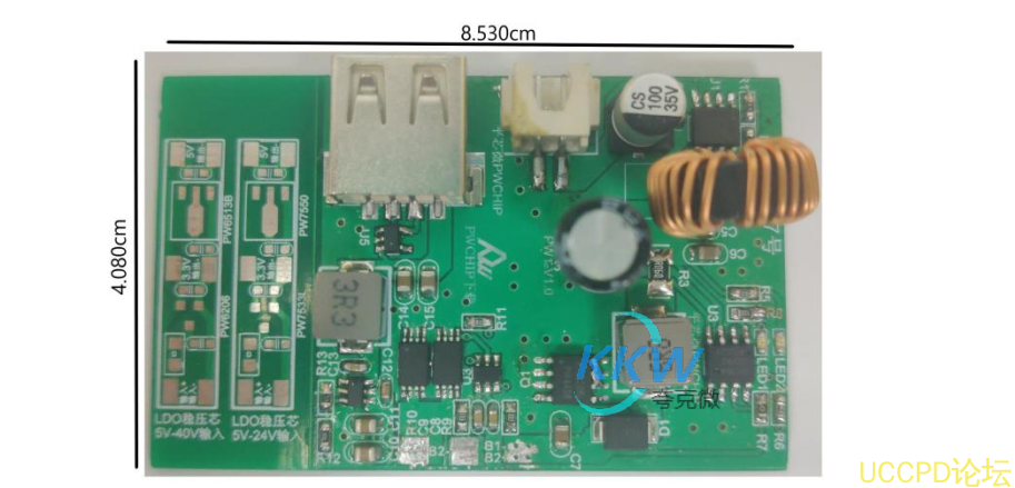 f_28a2ecd1f56cf2abb6ebf24d4fca5d90.png 107號兩節鋰電池方案闆,提供5V2.4A( 最大 3A) 的輸齣電流