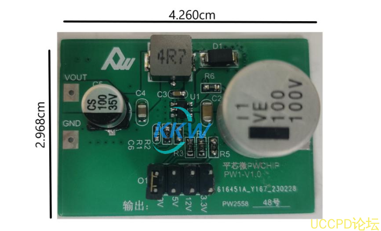f_01070d193aab8b109596258fb57420b8.png PW2558 降压电路板的电路板  48号