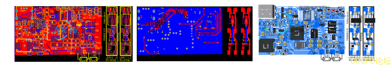 f_0e4e89faf3805afa7a49cd03b6489aa2.png 104号两节串联锂电池充放电板,5V2.4A 输入和输出同 USB C 口
